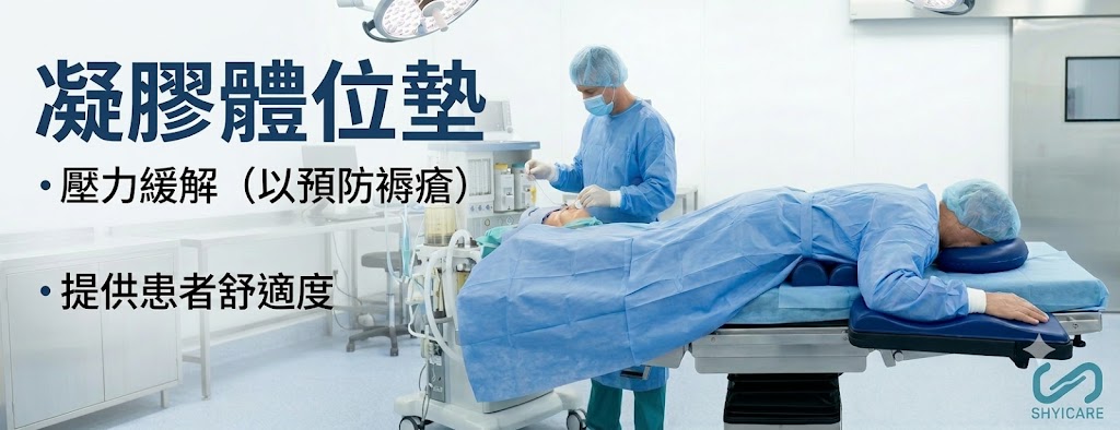 比較不同廠商生產的凝膠體位墊在壓力分散效能、抗剪力設計以及防滑底座功能上的差異，哪種設計最適合高風險病人？