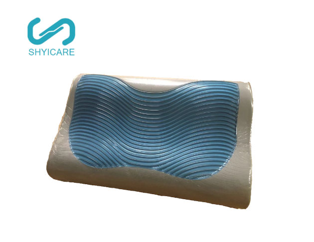 B-Shape Cooling Gel Side Sleep Carbon Memory Foam Pillow 
