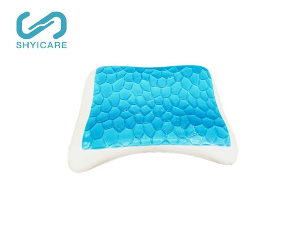 Geometric Glass-Pattern Butterfly-Shaped Gel Pillow